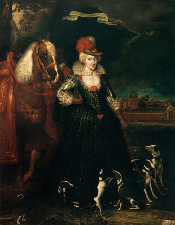 SOMER, Paulus van Anne of Demnark (mk25) oil painting image